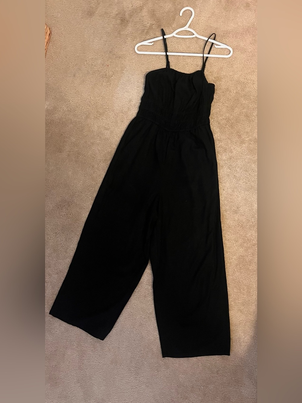 Old Navy Black Elastic-Waist Jumpsuit